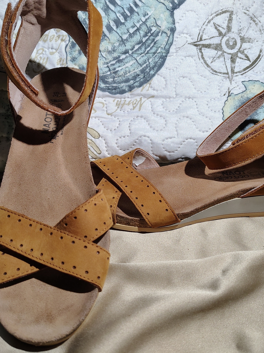 NAOT Women’s Open-Toe Ankle-Strap Sandals